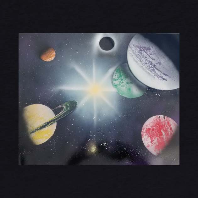 Space solar system by JMC Designs 